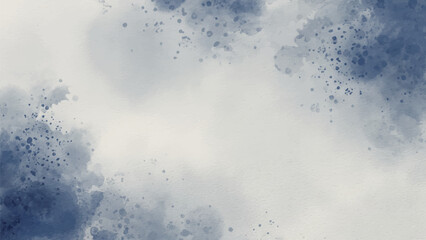 Abstract horizontal watercolor background. Hand drawn vector texture. Brush stroked painting pastel color watercolour