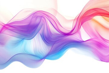 Vibrant Abstract Waves in Flowing Colors