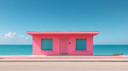 neo-pop minimalistic house in miami