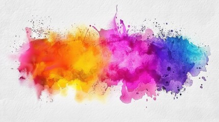 Fototapeta premium Vibrant Abstract Watercolor Splash Background