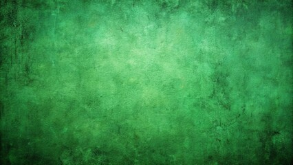 Fototapeta premium Grunge textured silhouette of woman on Kelly green background