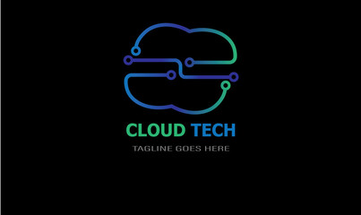 Logo, Tech Logo, Professional Tech Logo