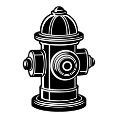 fire hydrant icons. Fire hydrant silhouette water hydrant symbol. Vector illustration