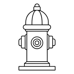 fire hydrant icons. Fire hydrant silhouette water hydrant symbol. Vector illustration