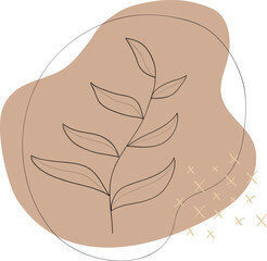 Hand drawn abstract doodle