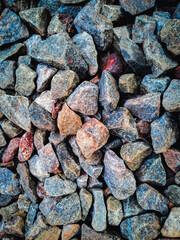High definition Rocks with grass background and angles 