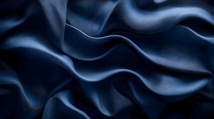 Obraz premium Abstract Background Blue Wavy Texture 3D Rendered