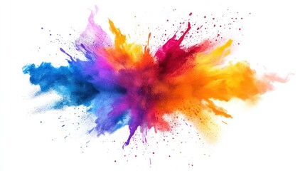 Fototapeta premium Colorful Explosion of Paint