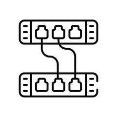 Network Switch vector icon