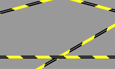 Background With Warning Safety Police Line. Simple style background justice, prohibition, danger
