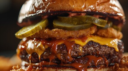 Over the Top Messy Burger Delight
