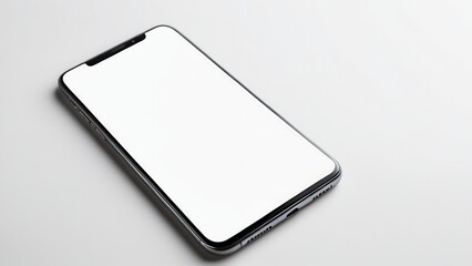 Sleek mockup telefon. Ideal for showcasing user interfaces in a modern and realistic way for potential clients