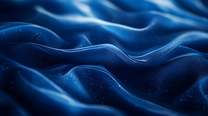 Obraz premium Abstract Blue Wavy Background with Shimmering Texture