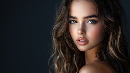 Fototapeta premium Portrait of a beautiful woman