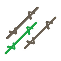 Barbed Wire Icon Design