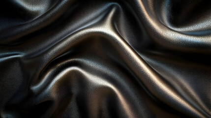 Obraz premium Black Leather Texture Background