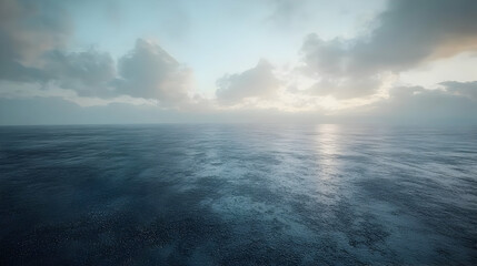 Obraz premium Sea and Sky Realistic Background