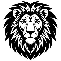 lion head vector