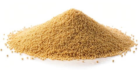 Heap of dry amaranth isolated on white background