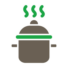 Cooking Pot Icon Design