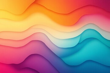 A Vibrant Abstract Representation of Colorful Waves and Gradients