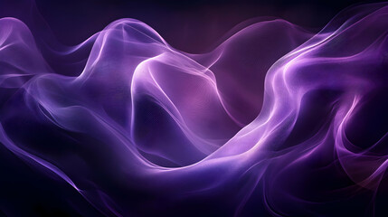Obraz premium Abstract Background With Purple and White Wavy Lines