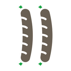Sausages Icon Design