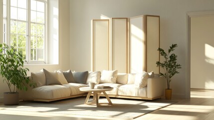 Modern Living Room Interior Design with Minimalist Decor