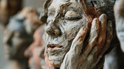 Write about the journey of a sculptor specializing in clay figures, exploring the creative process from conceptualization to molding and firing, and the emotional connection forged with each piece.