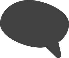 chat message speech bubble solid icon