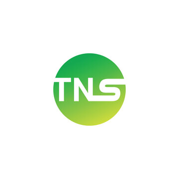 Minimalist TNS Logo Icon, Colorful TN Logo Letter Vector Image Design