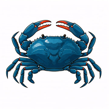recommend clip art: blue crab cartoon illustration clip art