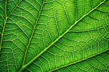 Fototapeta premium High angle abstract green leaf texture nature background