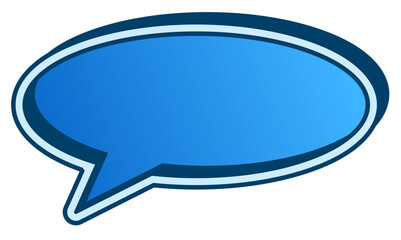 chat message speech bubble gradient color