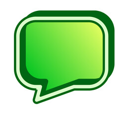 chat message speech bubble gradient color