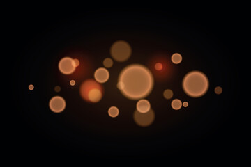 A vibrant bokeh effect of multicolored lights