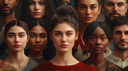 Obraz premium Diversity in Faces