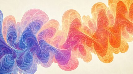A vibrant abstract swirl of colors blending in fluid patterns.