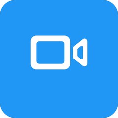 camera icon on square internet button