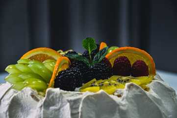 fruit on the cake