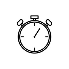 Stopwatch icon for time tracking or countdowns.
