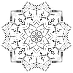 Detailed Ornamental Mandala Design Background