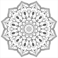 Detailed Ornamental Mandala Design Background