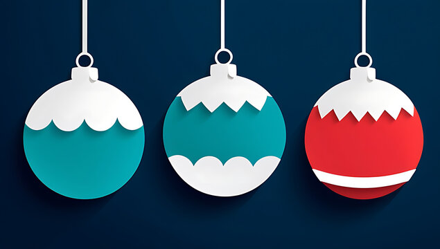 christmas baubles space holiday messages