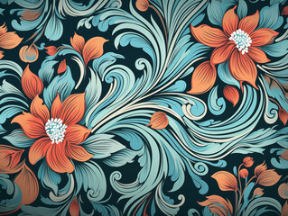 The flower arrangement is ready for printing on various surfaces and for various uses.