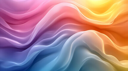 Obraz premium Abstract Background with Wavy Lines and Gradient Colors