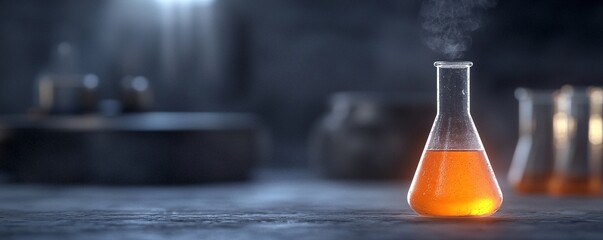 Ancient Alchemy Discovery Glowing Isolated in Mystical Lab - Enigmatic Science Experiment Captured in Captivating Detail