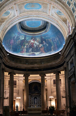 Peinture dans l'église Saint Philippe du Roule à Paris en France