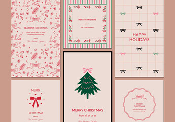 Christmas Minimalist Social Post and Story