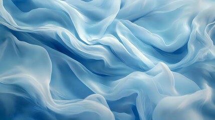 Fototapeta premium Abstract Blue Fabric Background